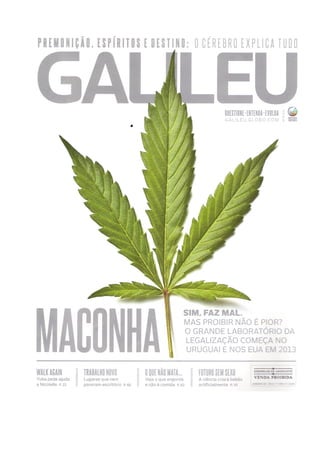 Dossiê: Maconha - Sinal Verde. Revista Galileu, jan/2013.