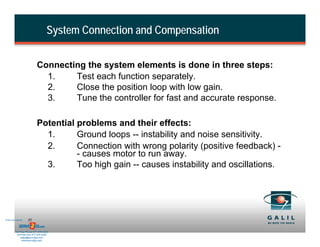 Galil Motion Control Product Workshop January 2012 Presentation | PDF
