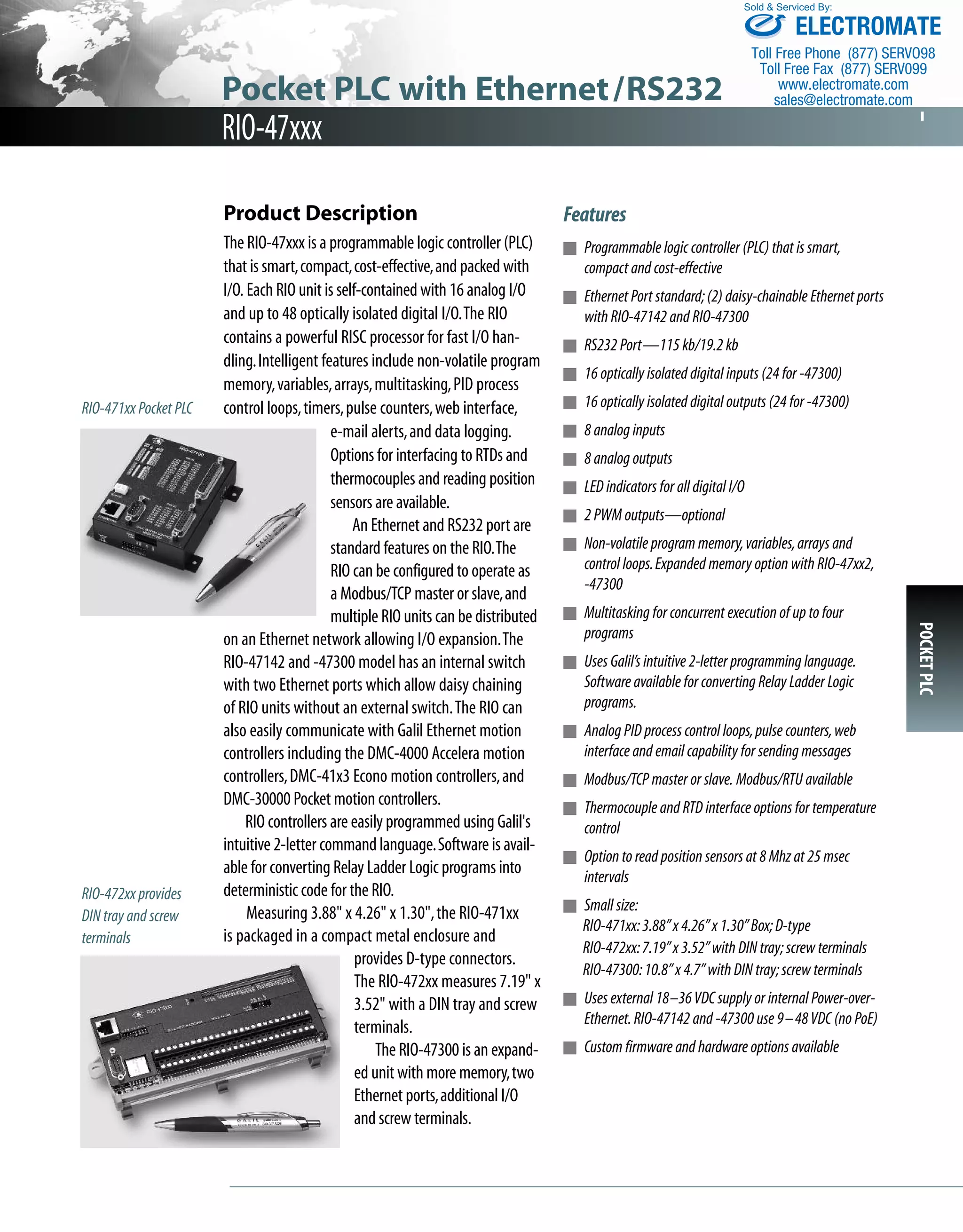 Galil rio catalog PDF