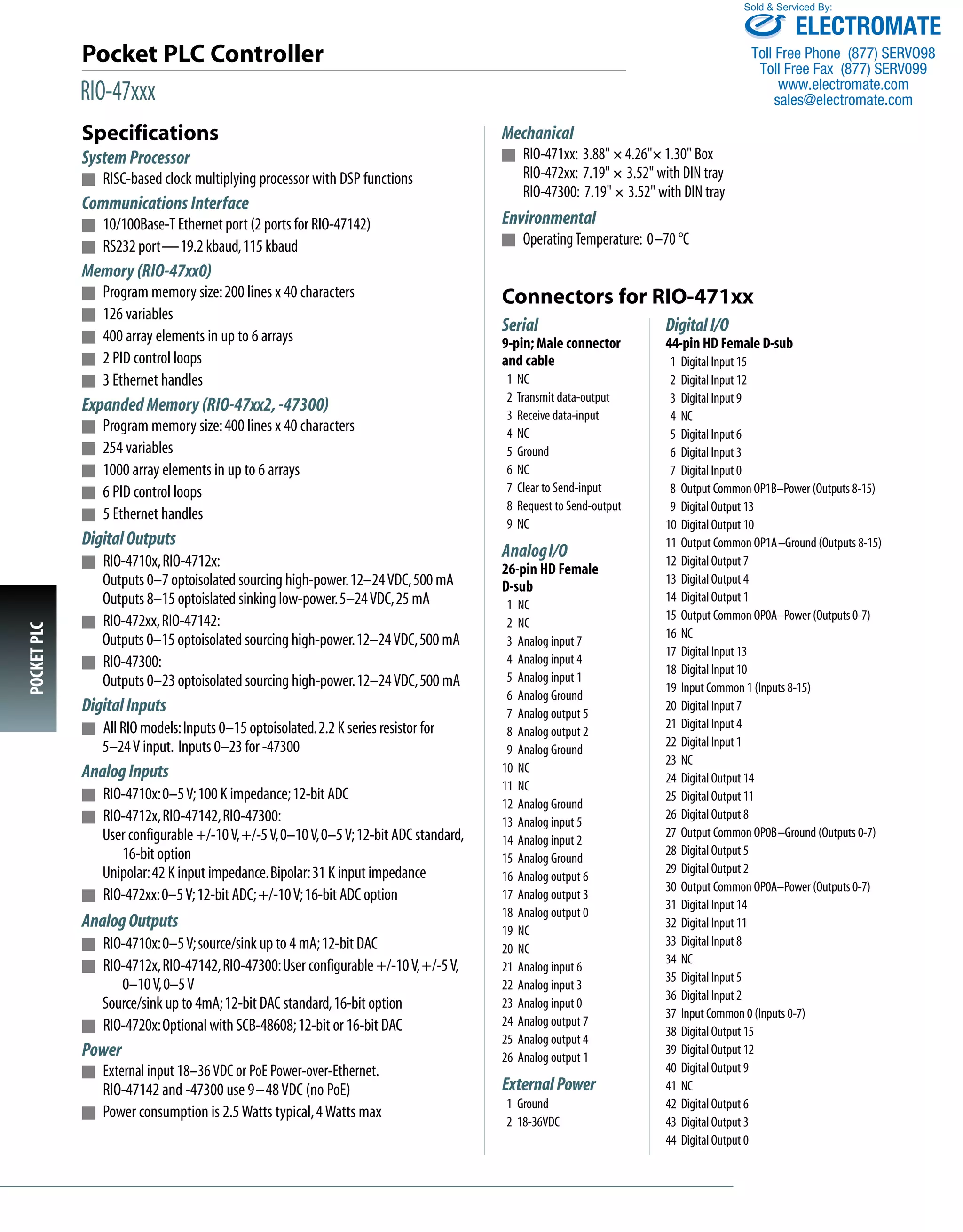 Galil rio catalog PDF