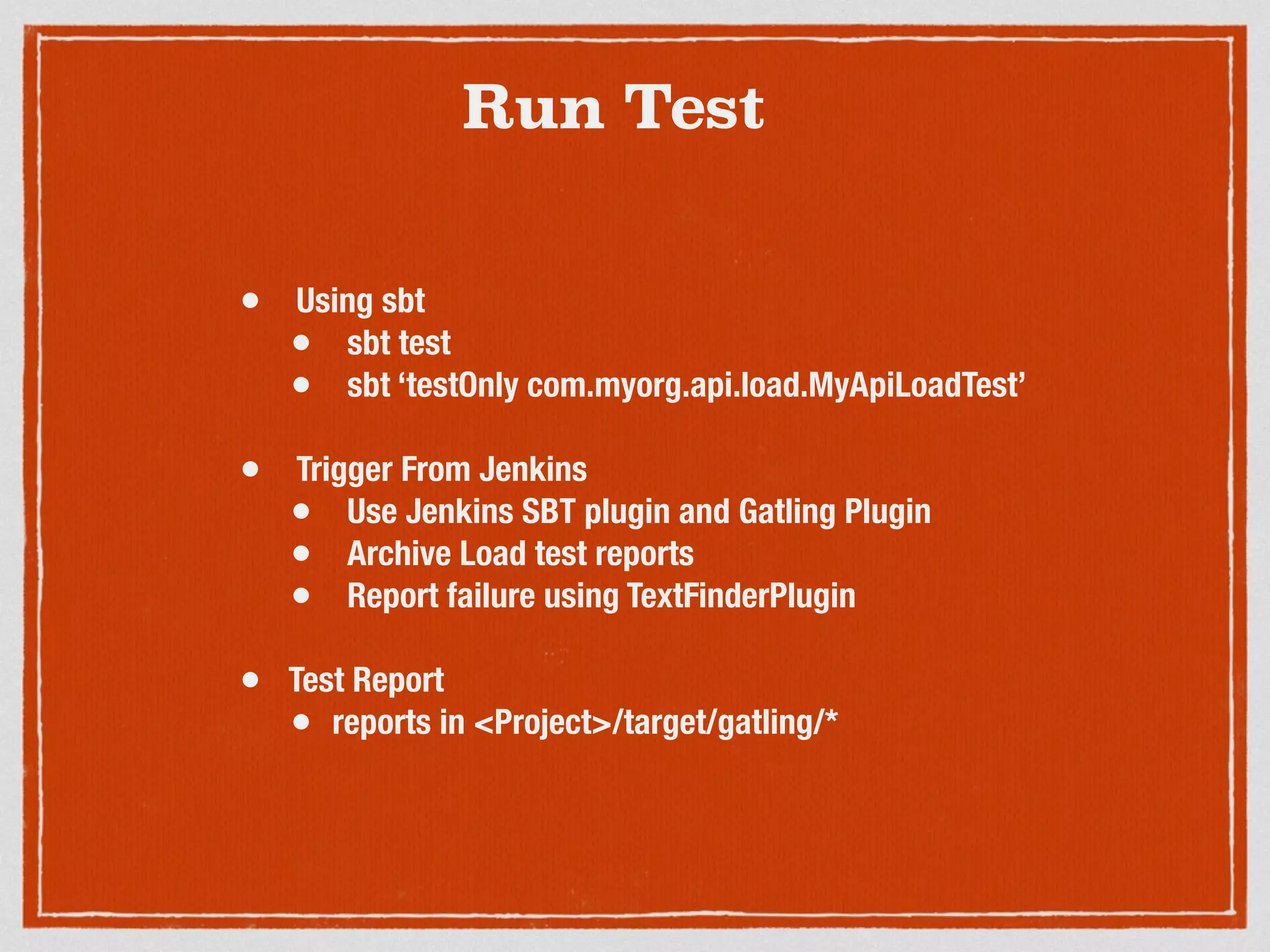 Load test REST APIs using gatling | PPT