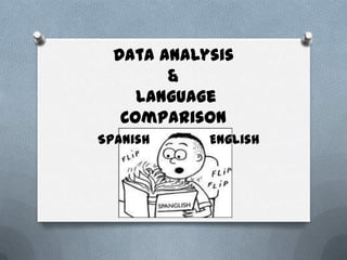Data Analysis
        &
     Language
   Comparison
Spanish     English
 