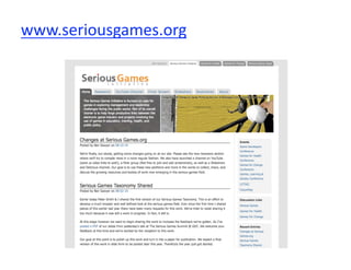 www.seriousgames.org