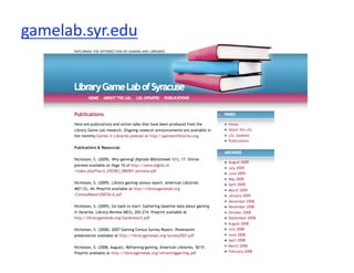 gamelab.syr.edu