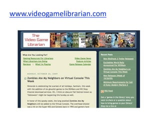 www.videogamelibrarian.com