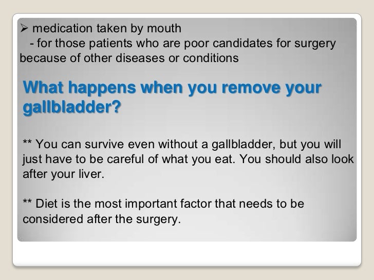 what should your diet be after gallbladder surgery