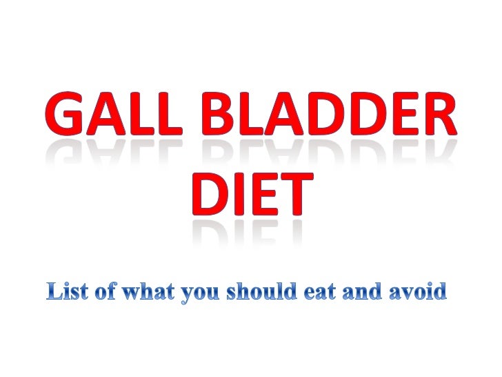 what diet should you follow after gallbladder removal