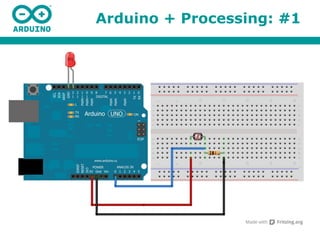 Roberto Gallea: Workshop Arduino, giorno #2 Arduino + Processing | PPT