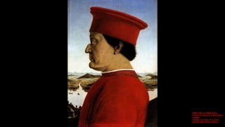 PIERO DELLA FRANCESCA
Triumph of Battista Sforza
1465-66
Tempera on panel, 47 x 33 cm
Galleria degli Uffizi, Florence
 