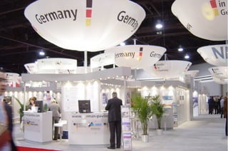 International Exhibition stands and pavilions