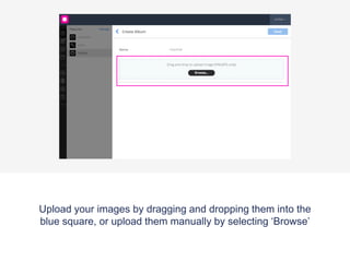 Name your gallery with what you would like it to be labelled
 