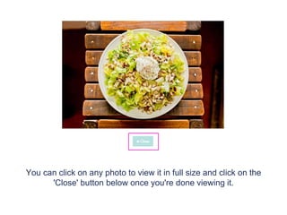 If you would like to view your images in albums then click the
‘Gallery’ button in the centre
 