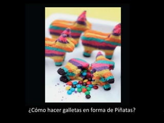 ¿Cómo hacer galletas en forma de Piñatas?
Traducción: Rebeca Sáez                                          Via: SheKnows.com
 