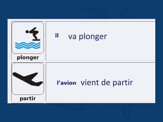 va plonger
vient de partir
 