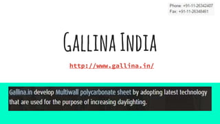 GallinaIndia
http://www.gallina.in/
 