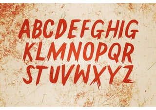 Gallow tree font