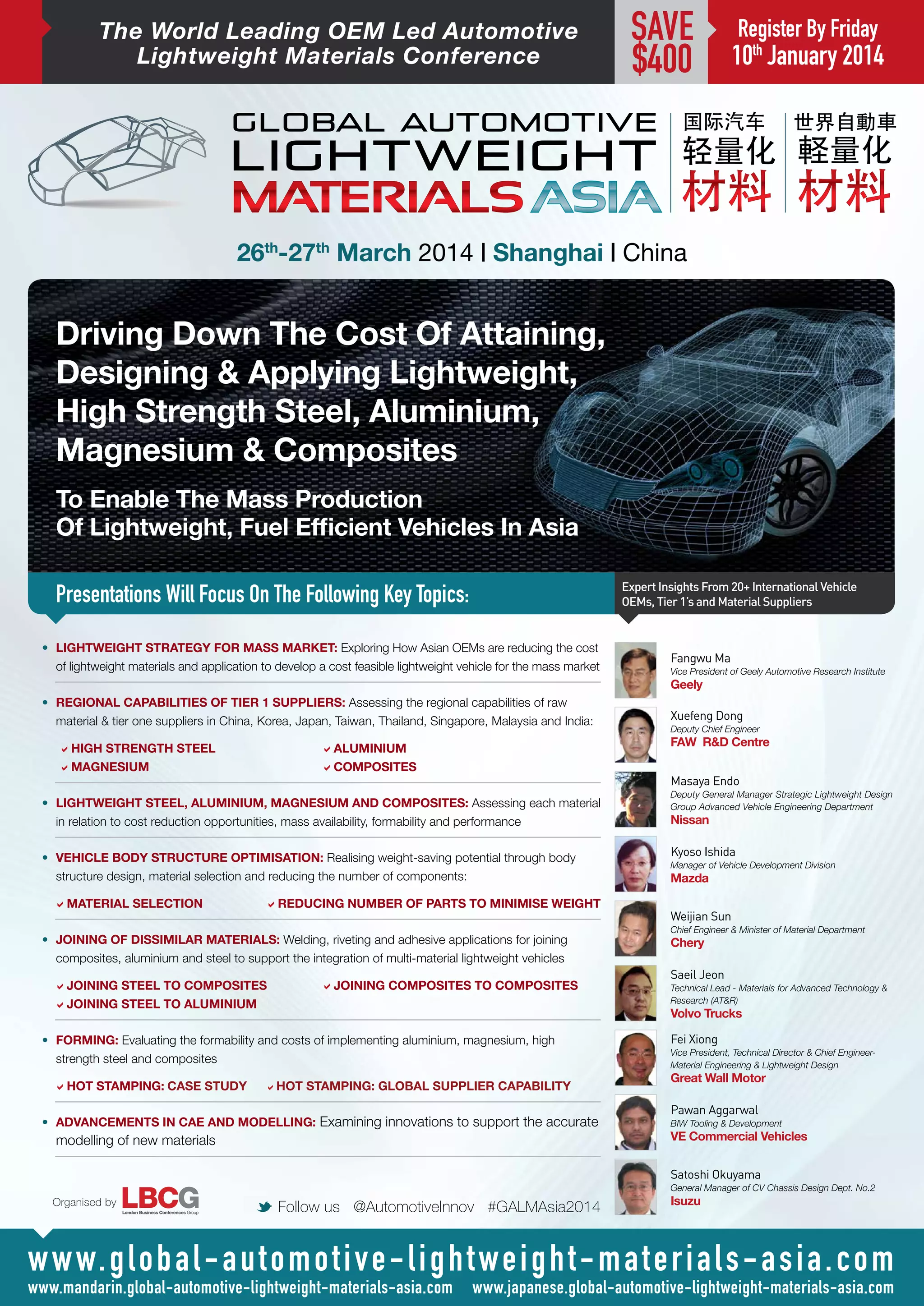 Global Automotive Lightweight Materials Asia 2014 PDF