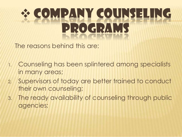 types of counseling types of counselors