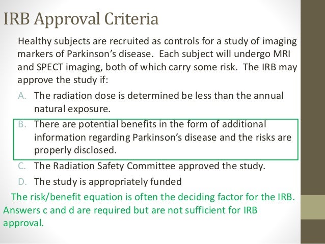 IRB Approval Process 2016