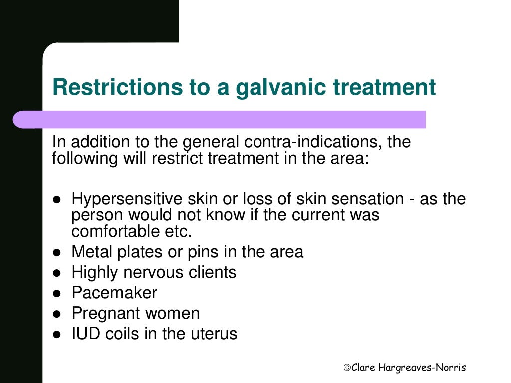 Galvanic body treatment powerpoint