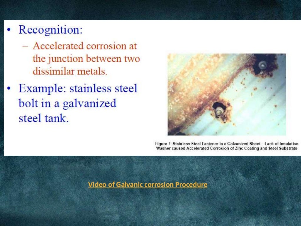 Galvanic corrosion