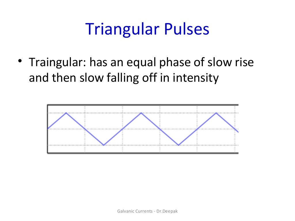 Galvanic currents
