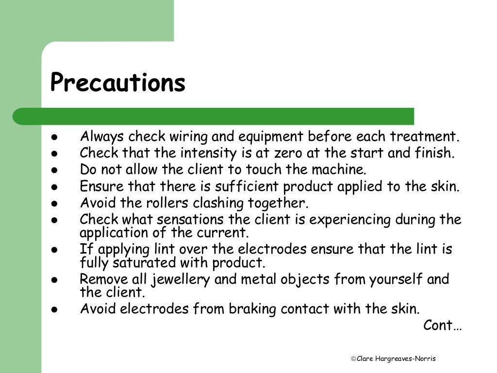 Galvanic Facial Treatment