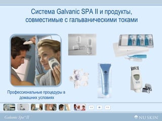 Система  Galvanic SPA   II  и продукты, совместимые с гальваническими токами Профессиональные процедуры в  домашних условиях 