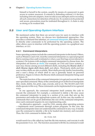 Imports topics from Galvin Operating System .pdf