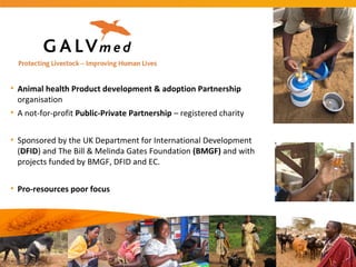Commercial distribution of ECF-ITM vaccine in East Africa and Malawi