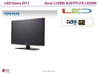 Gama 2011 lcd led lg