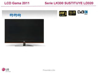 Gama 2011 lcd led lg