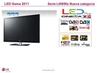 Gama 2011 lcd led lg