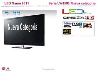Gama 2011 lcd led lg