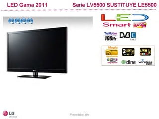 Gama 2011 lcd led lg