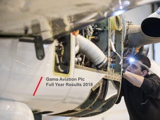 Gama Aviation Plc
Full Year Results 2018
 