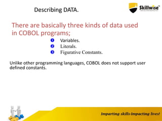 Skillwise - Cobol Programming Basics | PPTX