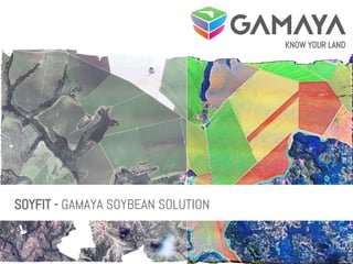 SOYFIT - GAMAYA SOYBEAN SOLUTION
KNOW YOUR LAND
 