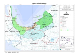 Gambar 3.6 Peta Wilayah Pengembangan 
RTRW Kabupaten Nabire 2008 - 2028 III - 10 

