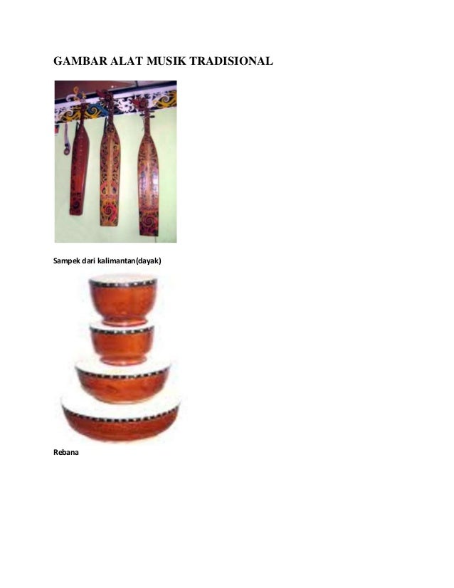 Gambar Alat Musik Tradisional
