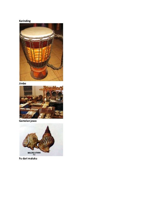 Gambar Alat Musik Tradisional