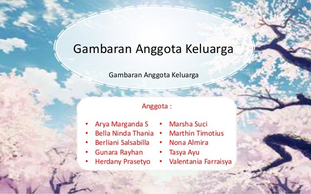 Gambaran Anggota Keluarga Dalam Bahasa Jepang