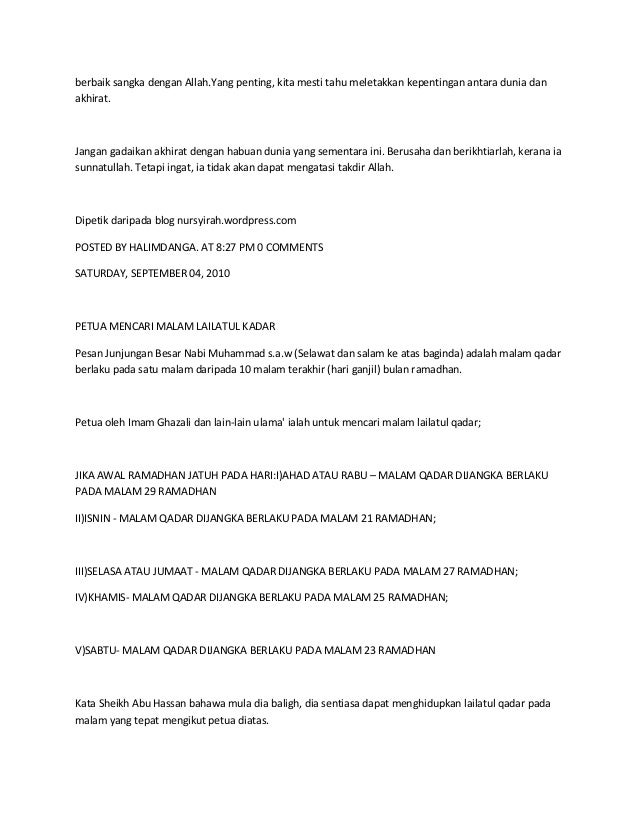 Gambaran Hari Kiamat