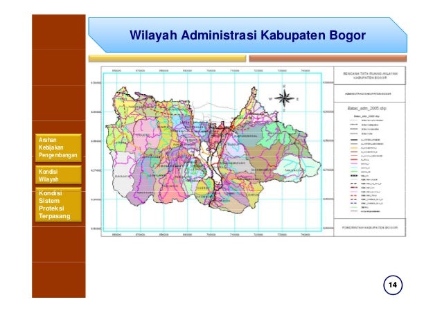 Gambaran Kab. Bogor dalam aspek sistem proyeksi kebakaran