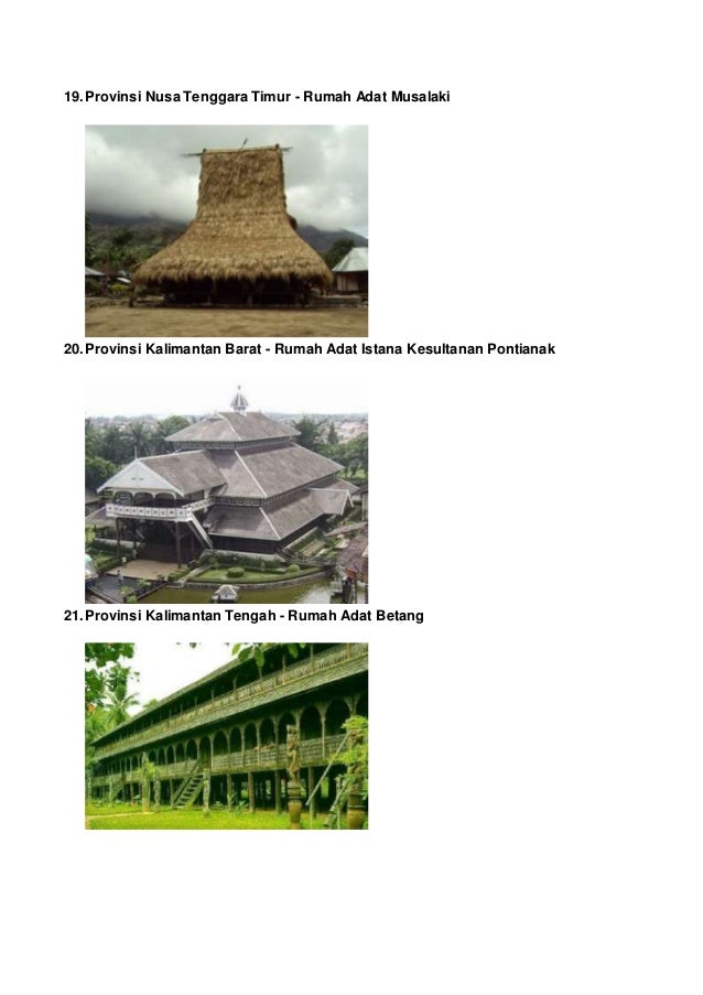 Rumah Adat Daerah Jawa Tengah Dan Penjelasannya - MM Rumah