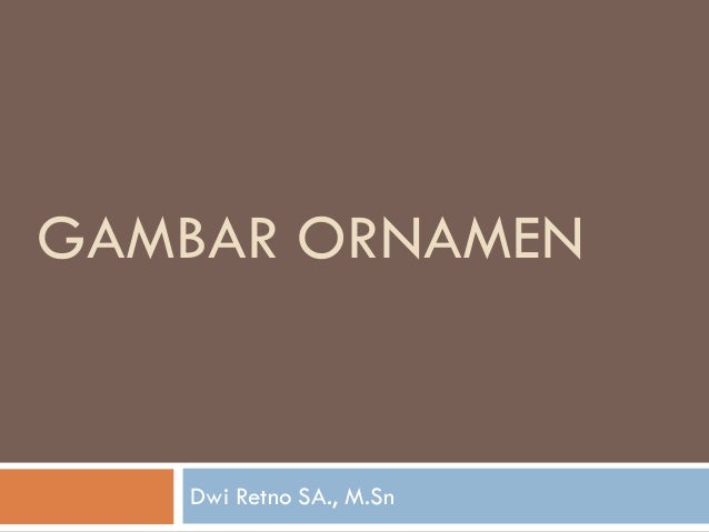 Gambar ornamen