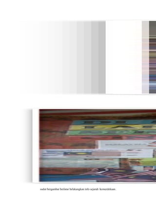 sudut bergambar berlatar belakangkan info sejarah kemerdekaan.
 