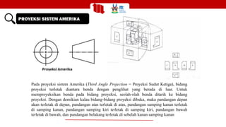 Materi Gambar Teknik Tentang Jenis -Jenis Proyeksi | PDF