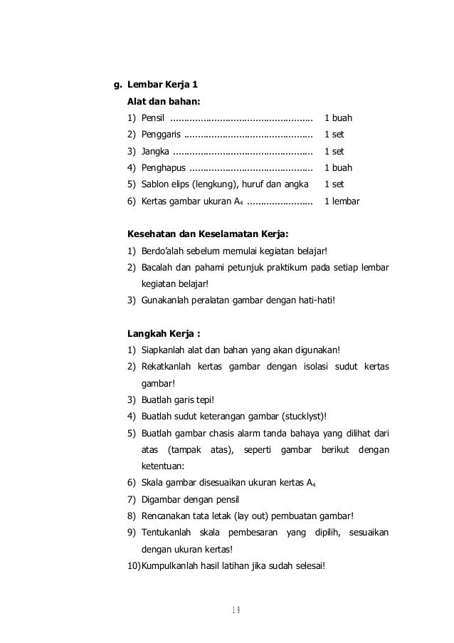 Gambar Teknik Manual Dan Visio