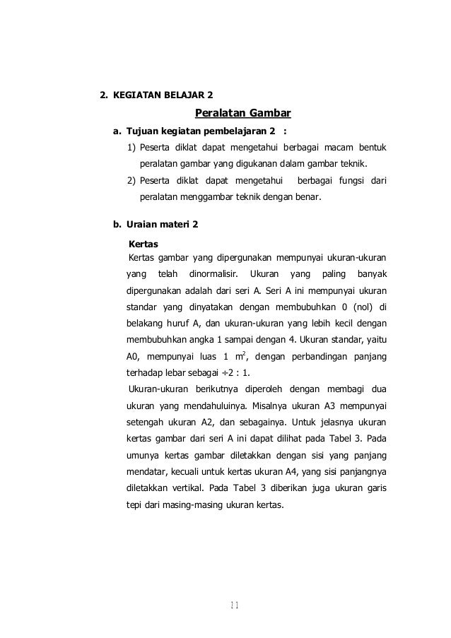 Gambar Teknik Manual Dan Visio